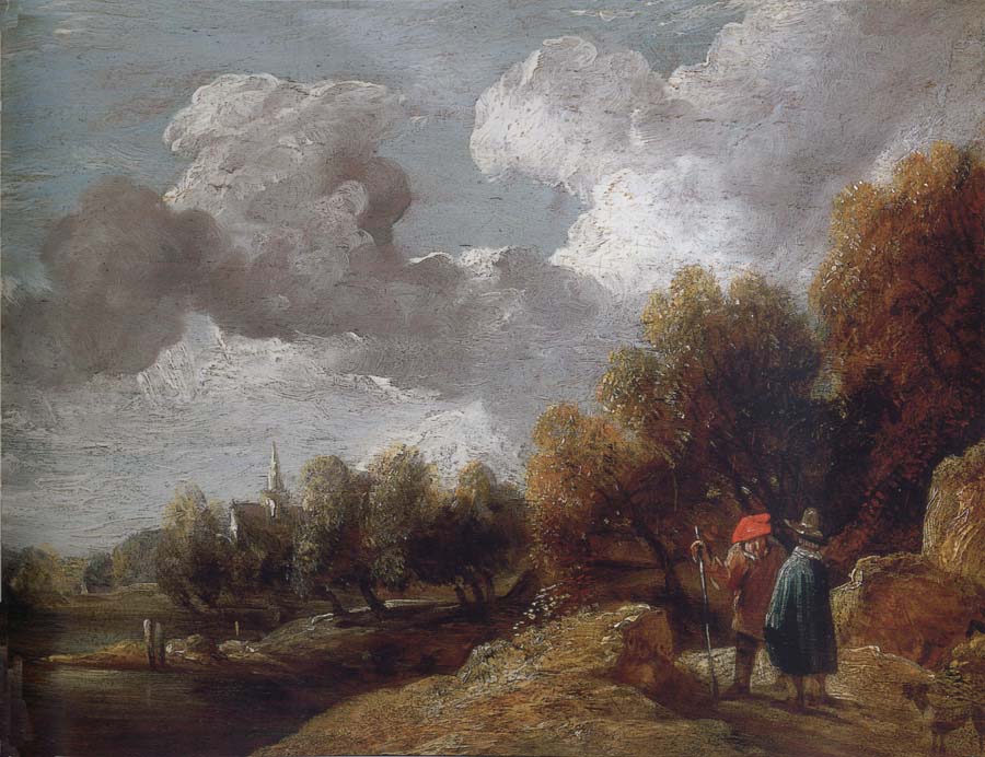 Landscape after Teniers